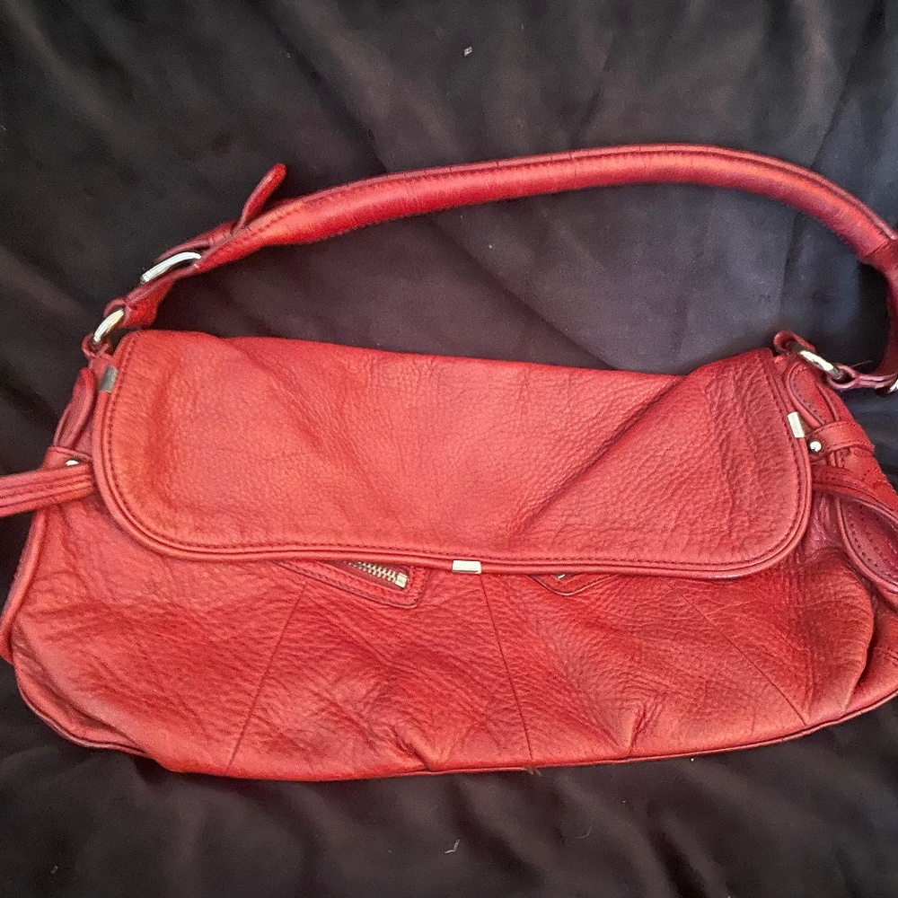 Cute B Makowsky Shoulder Bag red vintage